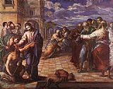 El Greco Wall Art - Christ Healing the Blind
